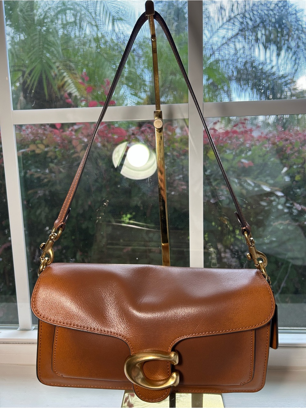 NWOT🌸COACH Tabby 26 Loved Leather Distressed Brown Shoulder Bag (Soft Tabby) - Picture 5 of 16